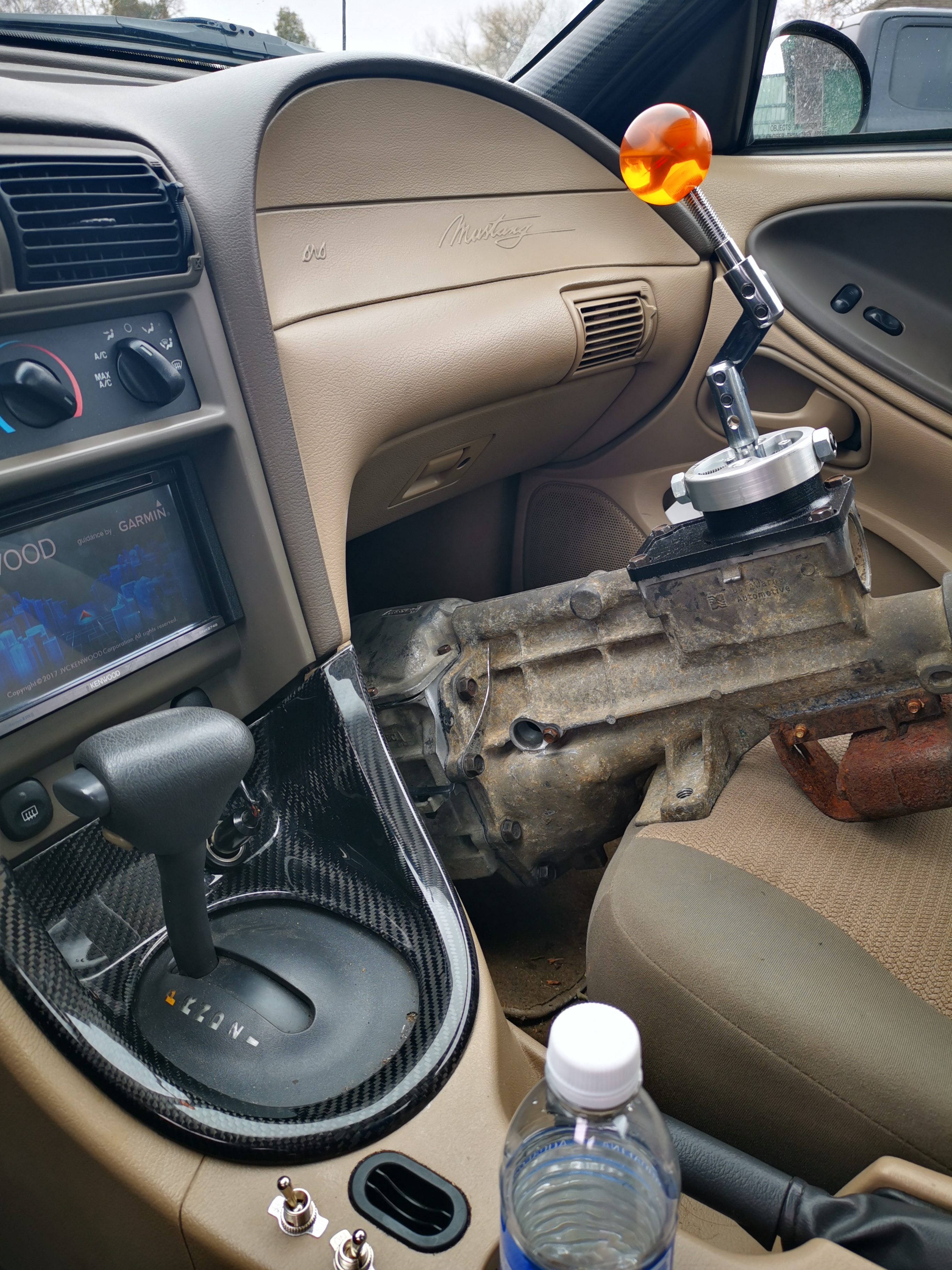 Back when it had an automatic transmission, and I was in progress of the manual swap.