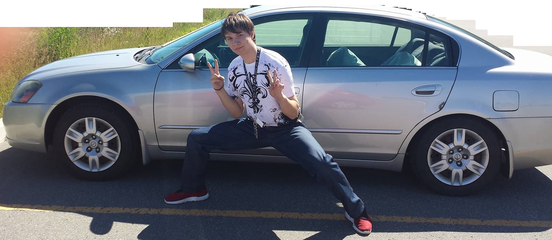 Me with my first car