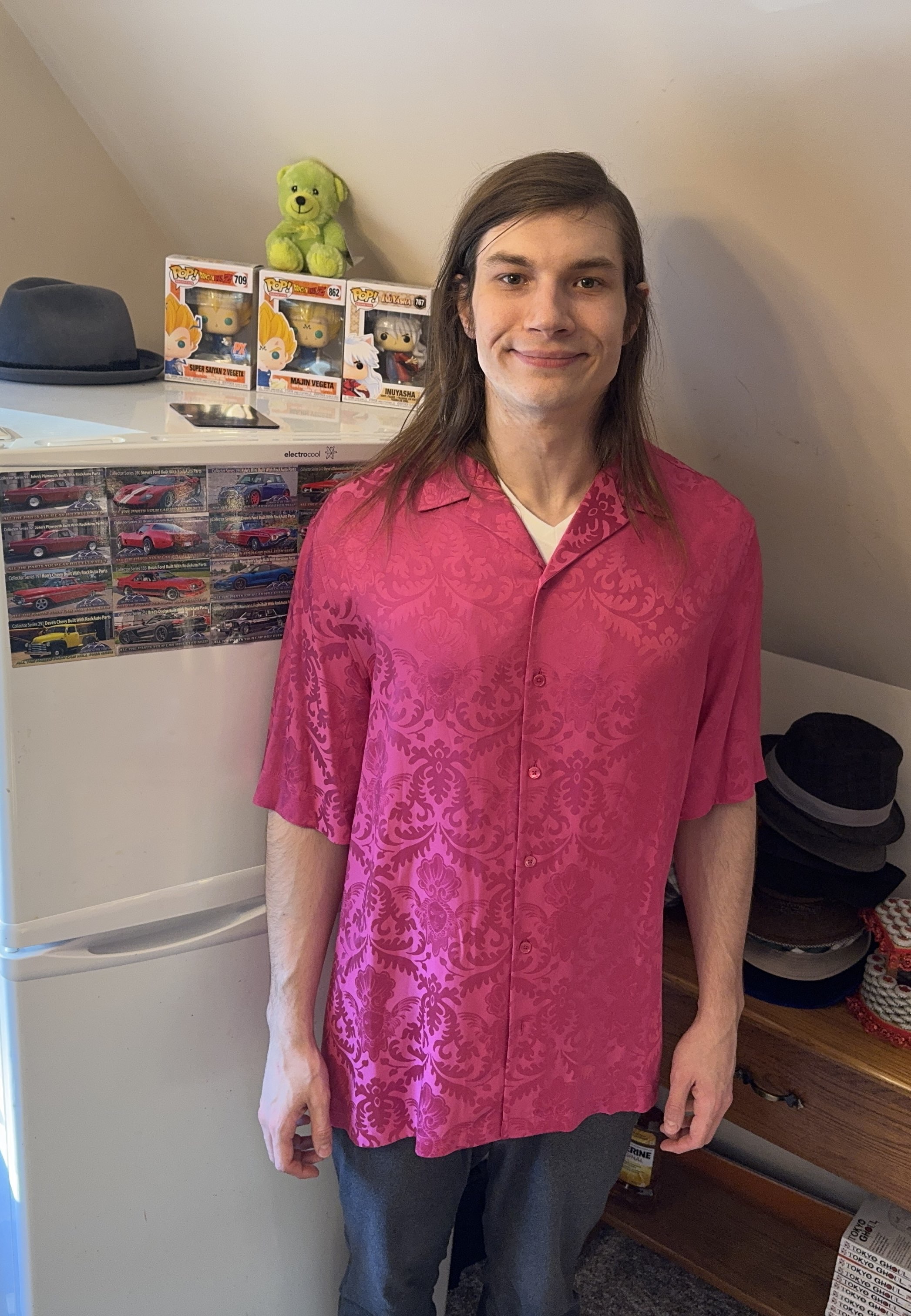My new pink Versace shirt